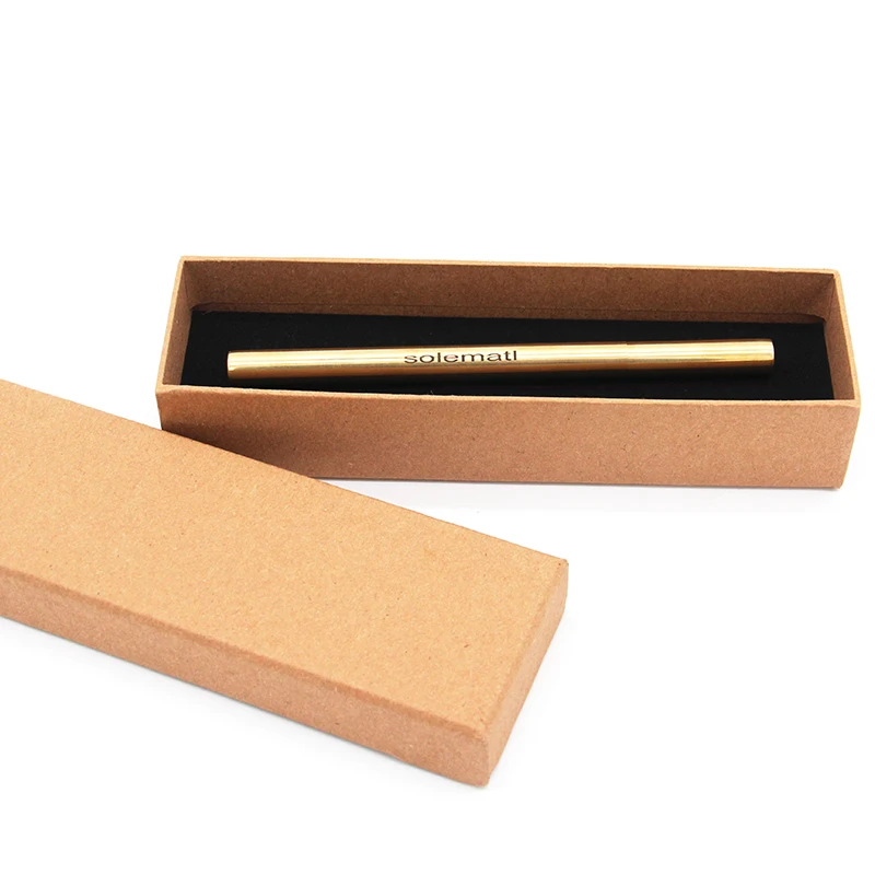 
Custom-made Gift Crafts Luxury Round Brass Metal Pen Stainless Steel Pen 