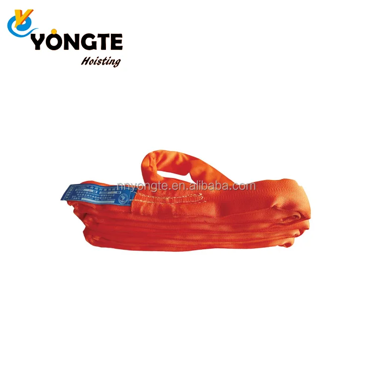 100% полиэстер круглый подъемный слинг