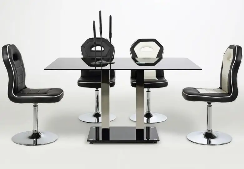 
2019 glass modern dining table kitchen table 