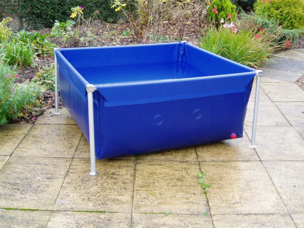 
Long Life Fish Farming Round Flexible Foldable PVC Tarpaulin Fish Tank 