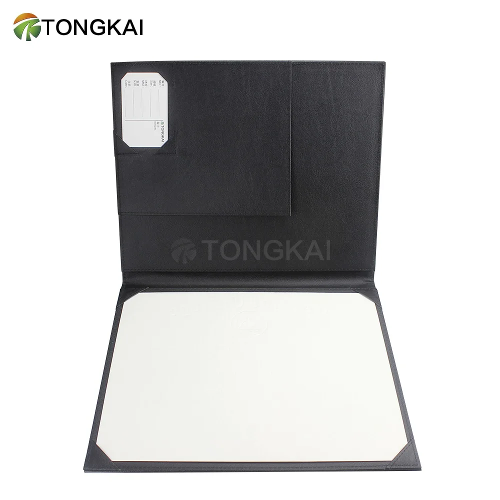 Black classic certificate holder certificate cover