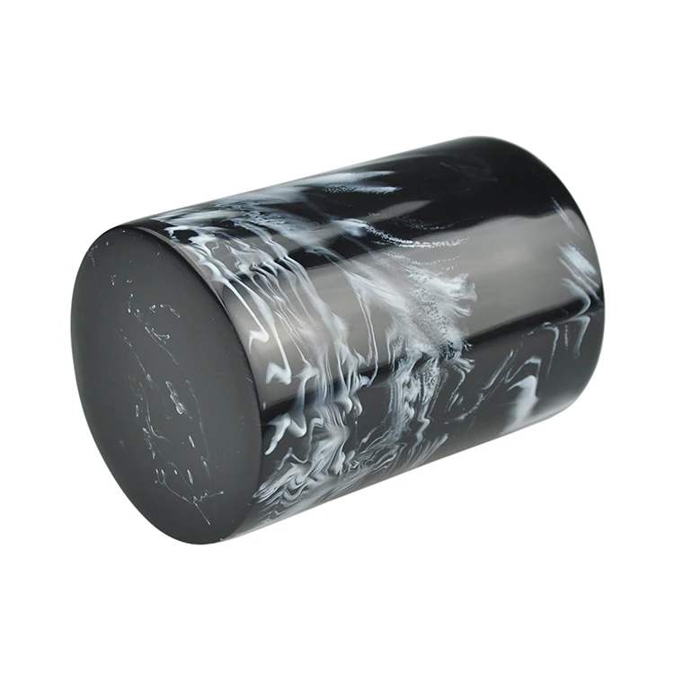 Wholesale White Resin Marble Tumbler for Bathroom Mouth Wash