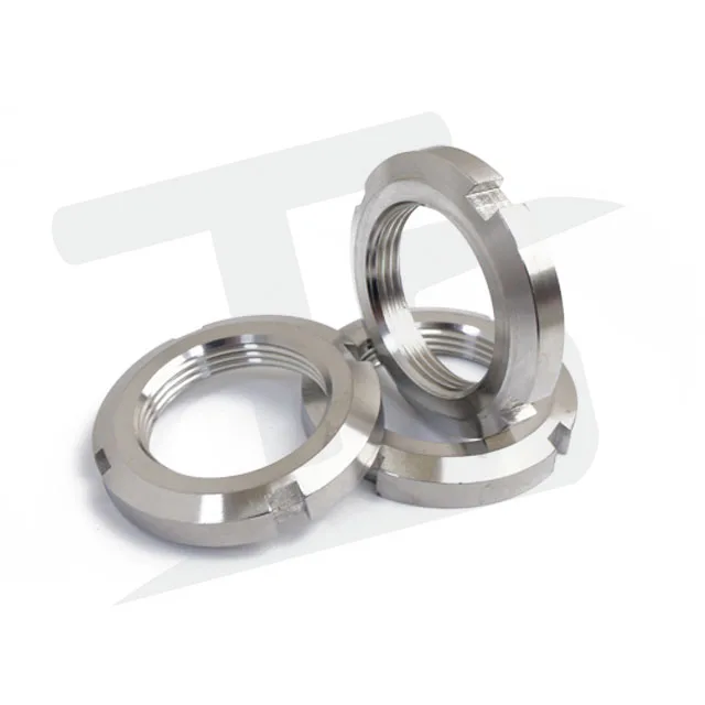 Stainless Steel DIN981 Slotted Round Shaft Lock Nuts