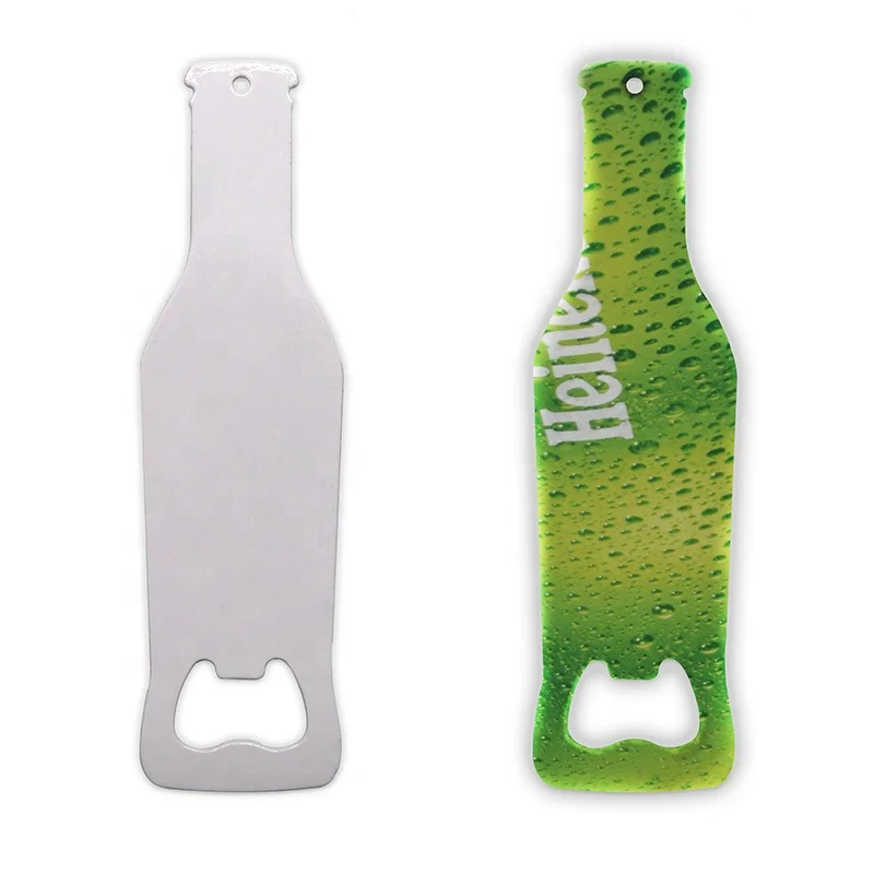 Cheap Promotional Custom Design Sublimation Blank Steel Beer Bottle Opener