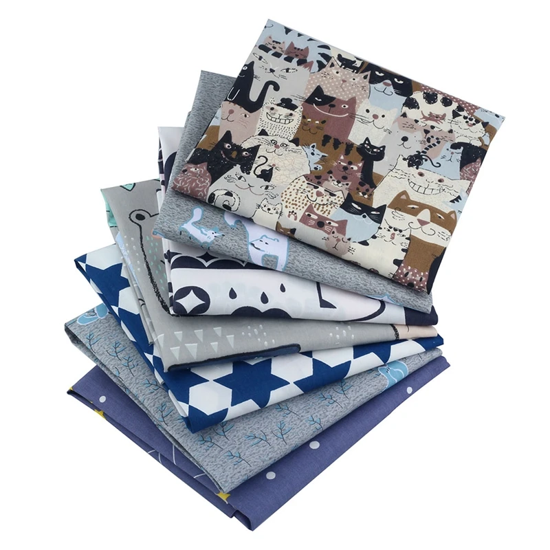 100% cotton twill fabric cartoon pattern patchwork home textile sewing