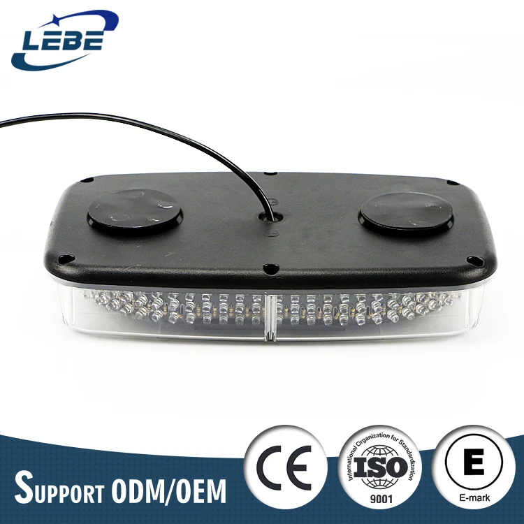 Magnetic flashing led warning emergency car roof top light bar