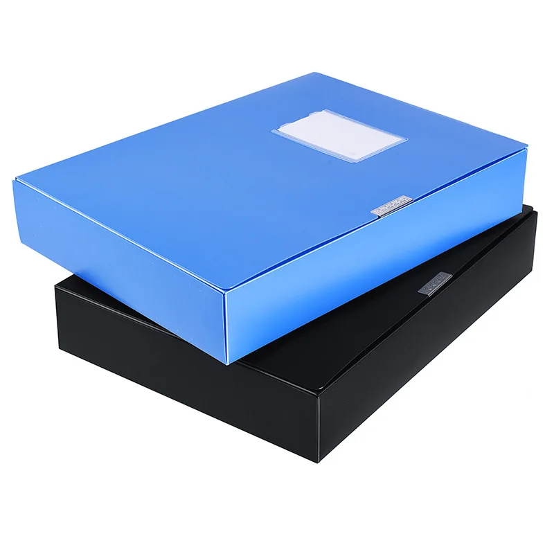 Custom Logo  a4 plastic document box storage box Office supplies