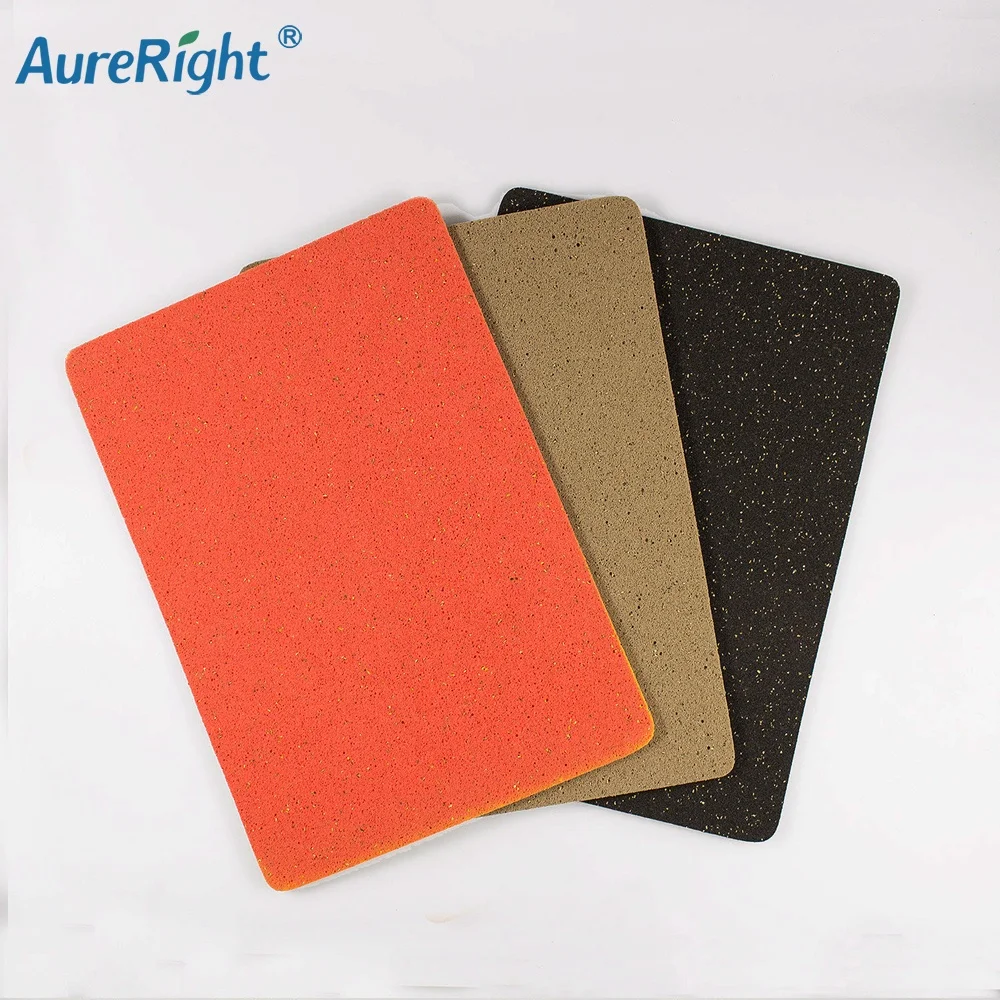 Black Thin Recycled Foam Padding Sheets for Shoe Soles