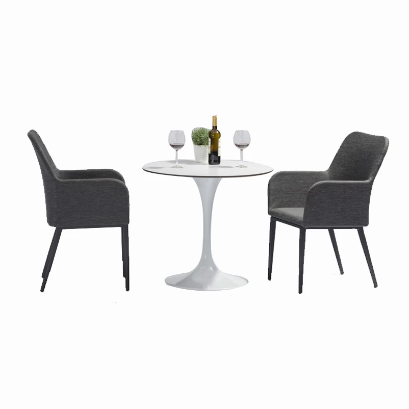 Оптовая продажа источник мира Международный современный ресторан садовая линия используется алюминий чугун плетеная открытый патио мебель