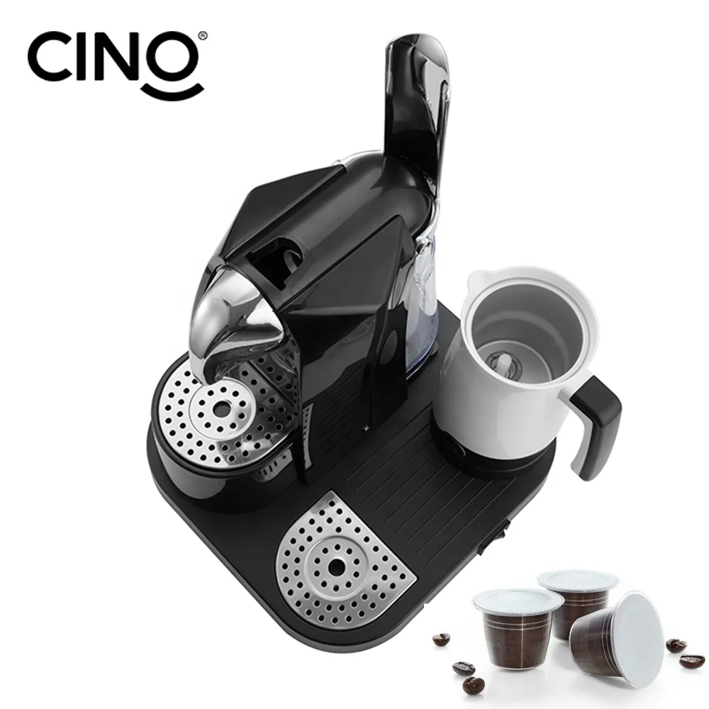 CINO Fully Automatic Capsule Coffee Machine High Pressure Cappuccino Maker