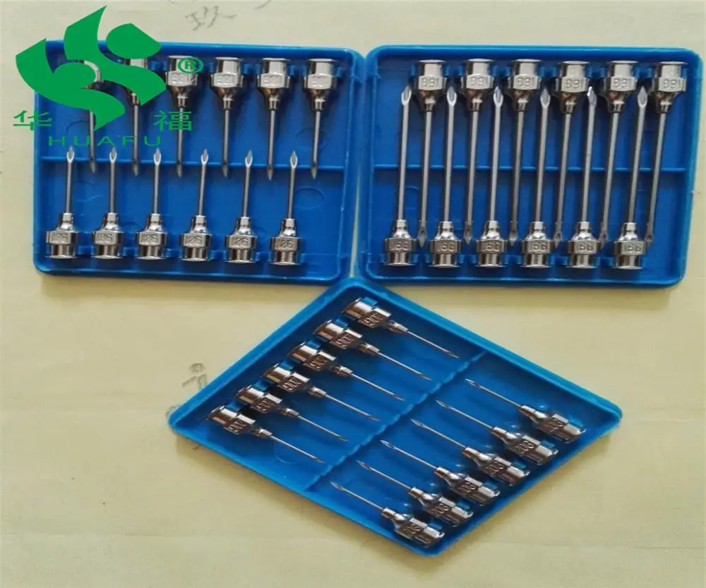 Reusable veterinary needles Round hub Veterinary Needles 16G/18G