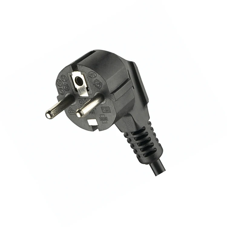 VDE 3-контактный круглый шнур питания переменного тока удлинитель Электрический IEC C13 ЕС гнездо разъема для ТВ DVD компьютер