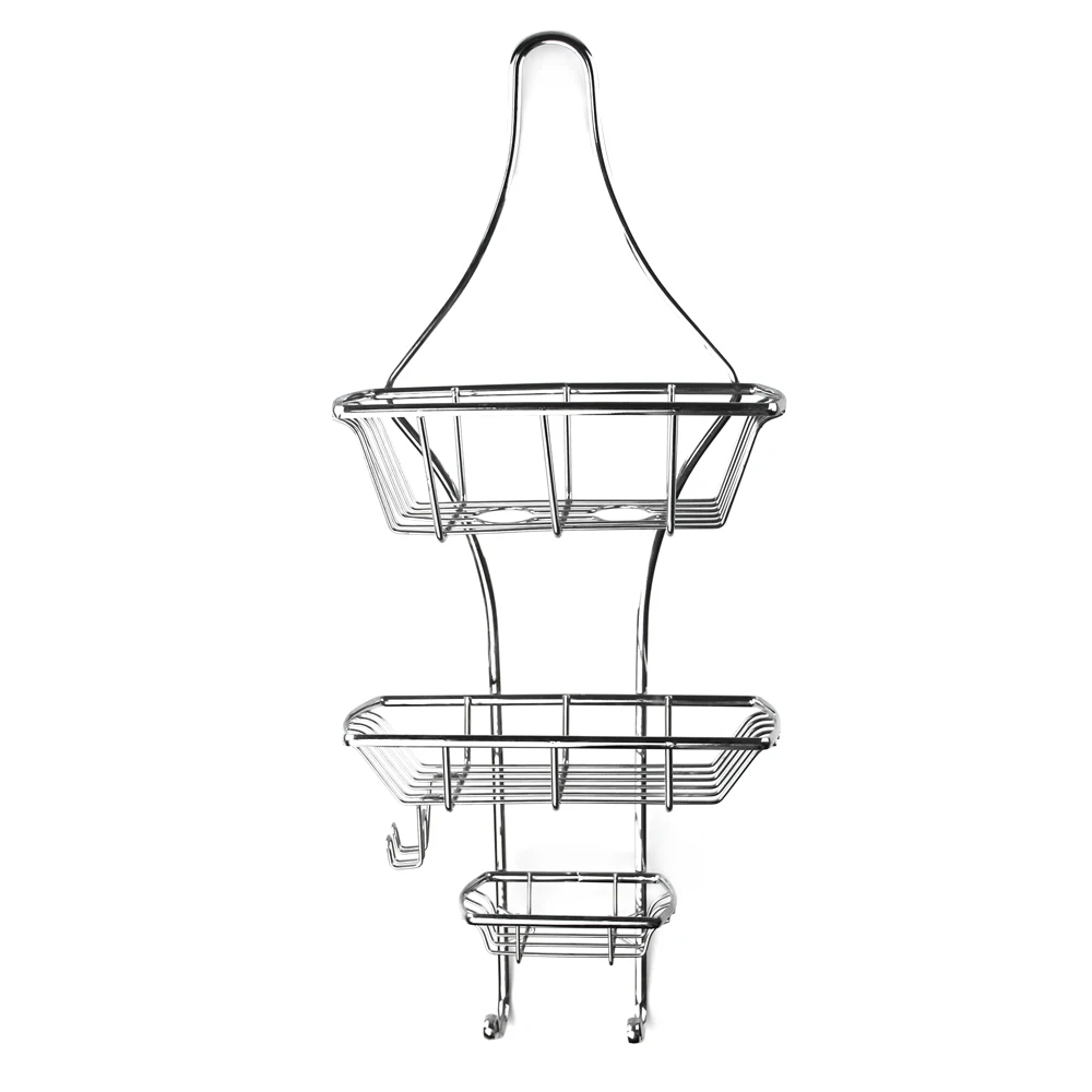 
Vase Shaped Bathroom Electrolysis Stainless Steel Standard Shower Caddy 