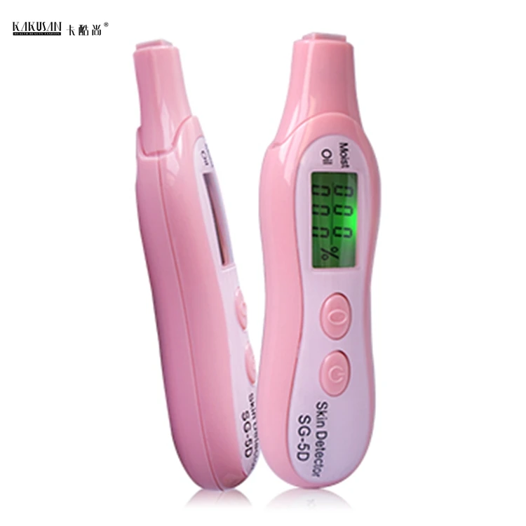 Portable LCD Face Skin Moisture Meter Analyzer Digital oil test pen