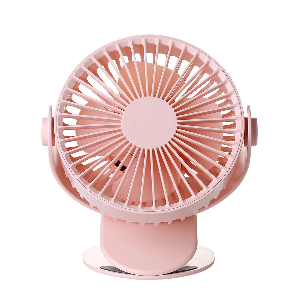 
2019 360 degrees rotating USB Rechargeable Clip-on Desk Table Fan 