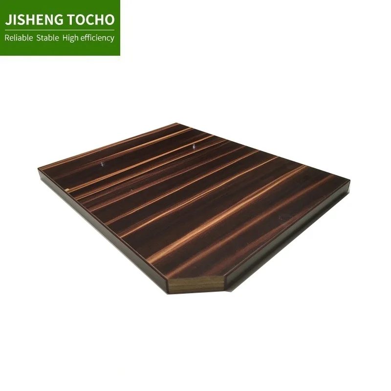 
high gloss table top Pvc Film Mdf Laminate White Black Melamine Board for Modern Kitchen Cabinet 