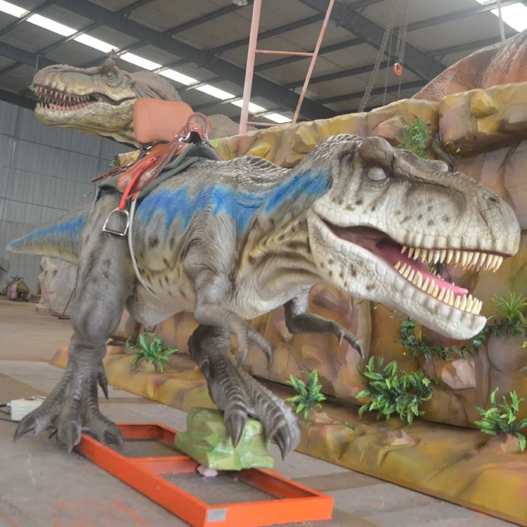 Realistic Animatronic Walking Dinosaur Model For Dinosaur Park