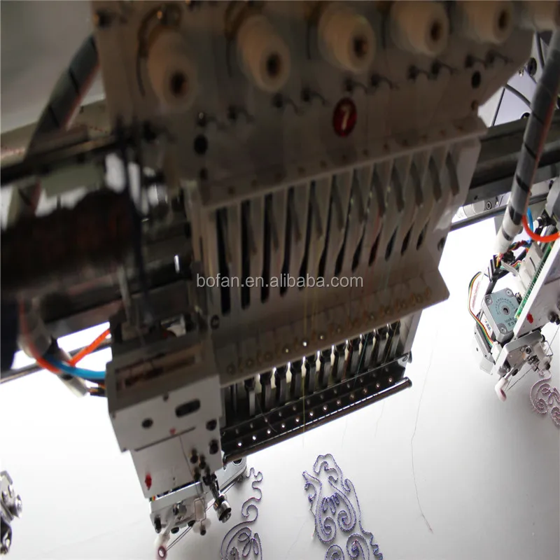 12 heads 12 needles tape computerized embroidery machine for sale