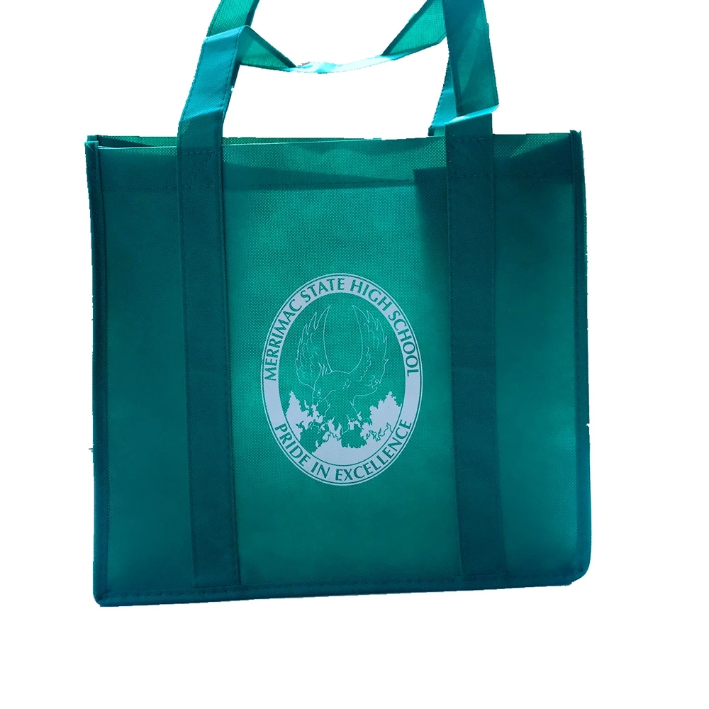 custom logo wholesale recycled pet non woven fabric bag