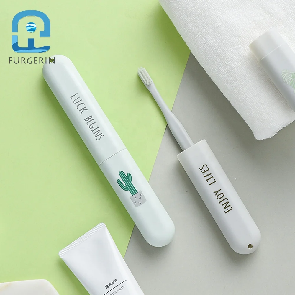 Toothbrush Case Portable Travel Toothbrushes Boxes Plastic Storage Box Organizer Plastic Container Box For Toothbrush