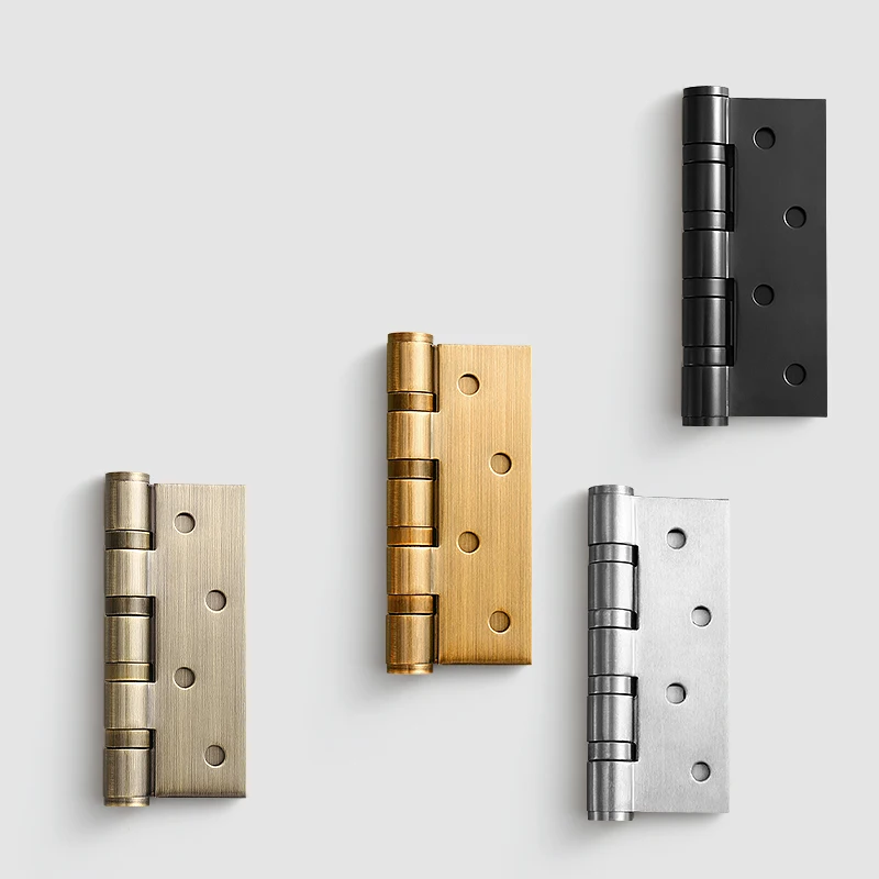 Stainless steel hinged solid wood door bearing hinge thickened 4 inches a pair D-0371