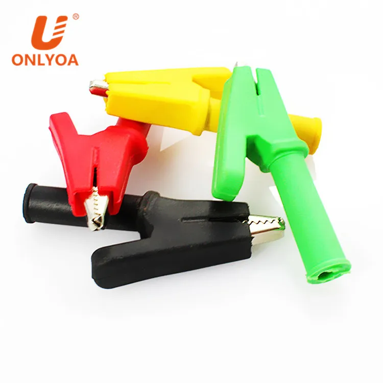 Зажим-крокодил ONLYOA диаметром 60 мм, зажим для аккумулятора 10 ампер с зубцами, медный зажим-крокодил