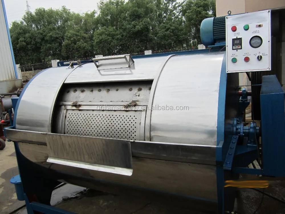 Sell 15-400 kg per hour Industrial drum type Dirty raw wool washing machine for sale