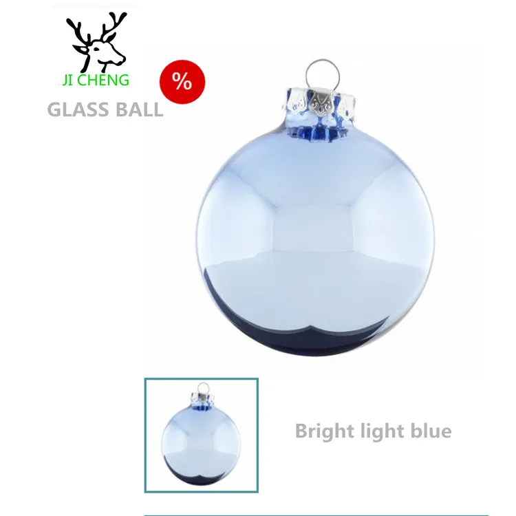 
Sparkling pearl river Christmas glass festive trinkets Christmas tree decorations 8 cm Christmas ball 