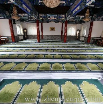 100% Polyester Acrylic 80% Wool 20% Nylon Masjid Praying Thick Broadloom Mosque Prayer Carpet