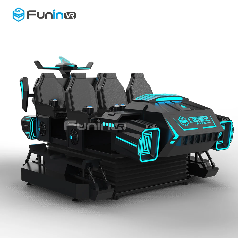 2019 Hot Sale 6 Seats 9D VR Dark Mars 9d vr cinema Simulator for Theme park with Exciting Roller Coaster experience
