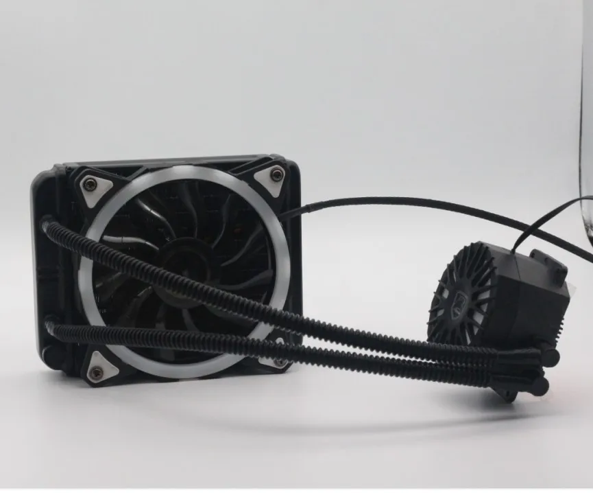
12v Computer Case Liquid 120 Cpu RGB Fan Water Cooling with 12025 rgb cooling fan water cooling kit pc 