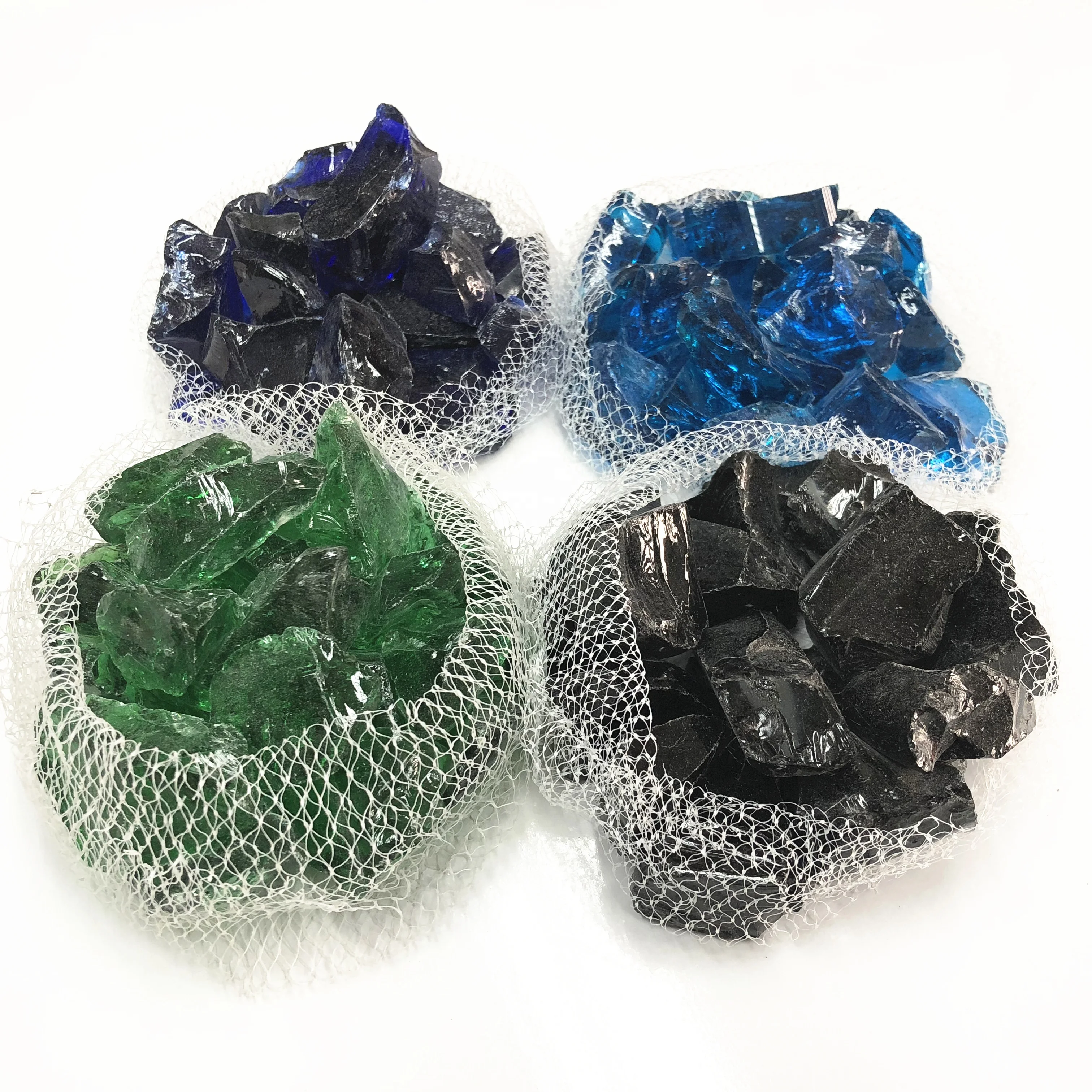 Broken Recycled Tumbles Glass Stone broken glass chips for the path