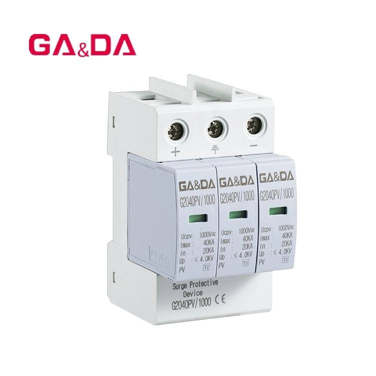 PV тип сертификат TUV 3 P DC 1000 В ОПН фотоэлектрических spd