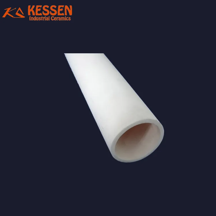 Wear resistant alumina ceramic tube