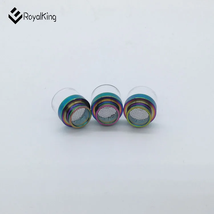 
Colorful New Stainless Pyrex Glass whorl filter Cbd Drip Tip 810 Thread 