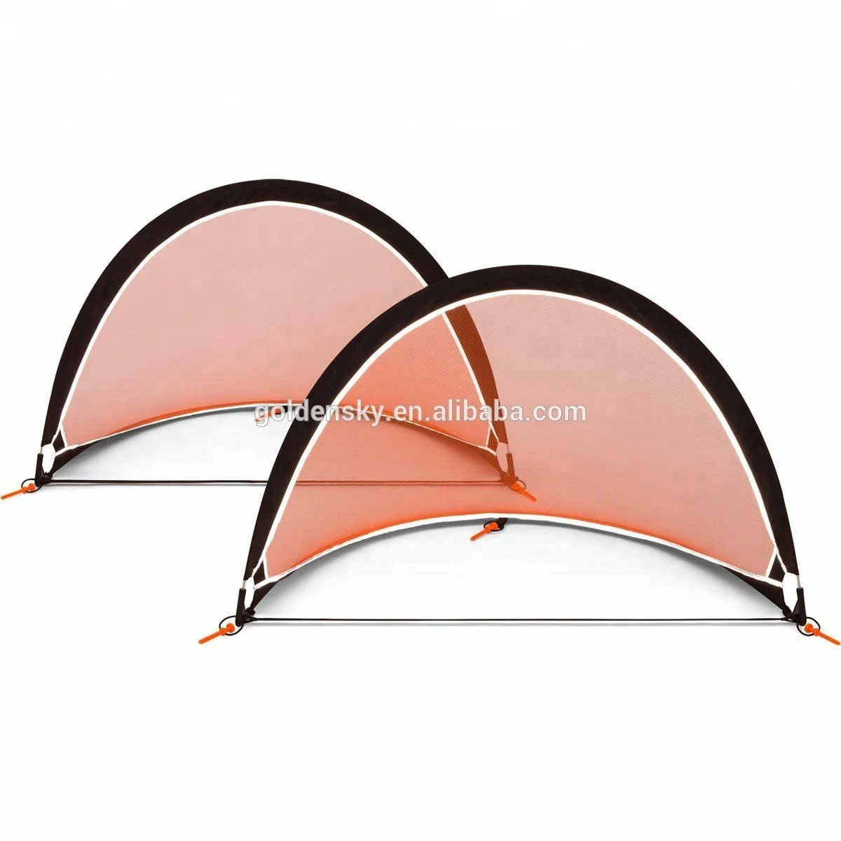 Два переносных футбольные сети с сумкой для переноски-6 футов. PRO Pop Up футбол цель