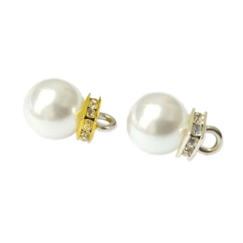 Новый стиль Мода круглый пластиковый жемчуг рубашка белый жемчуг кнопка