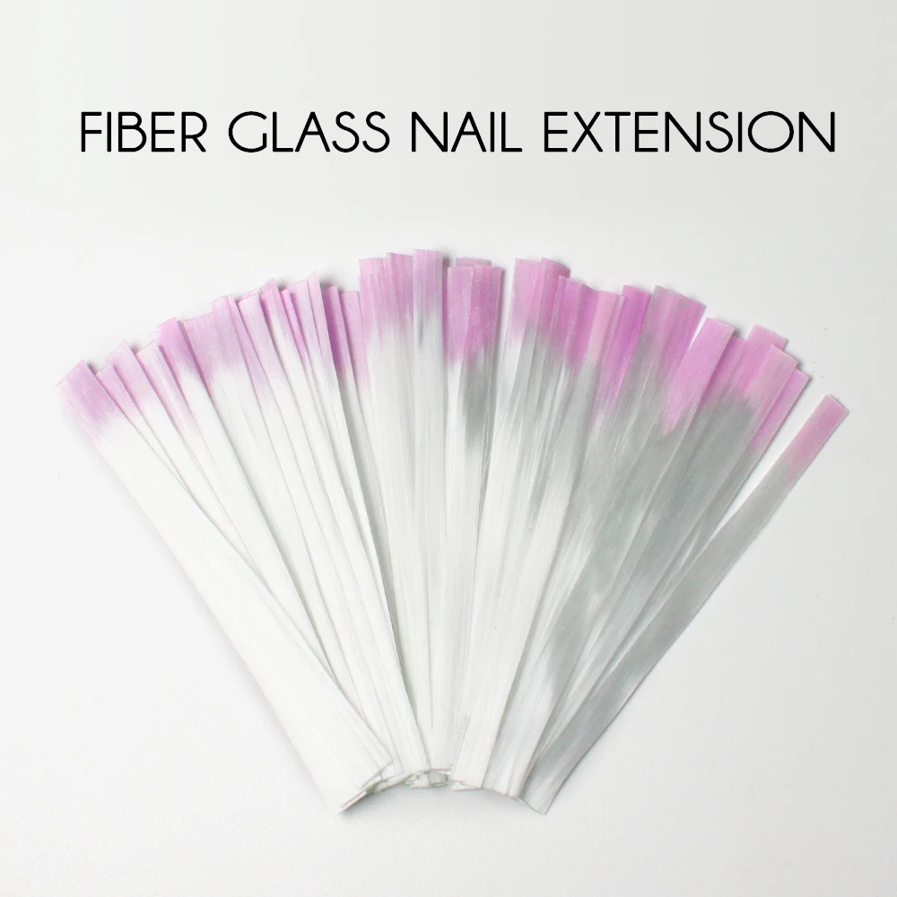 Soak off glass fiber nail extension for nail silk extension