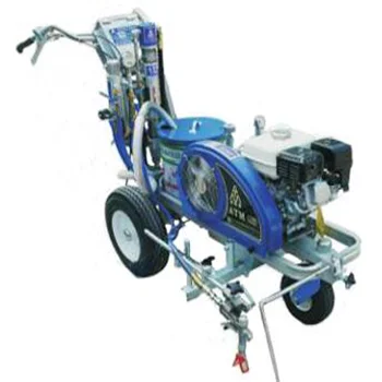 China manufacturers Hand push  road line marking equipment airless cold paint road marking machine