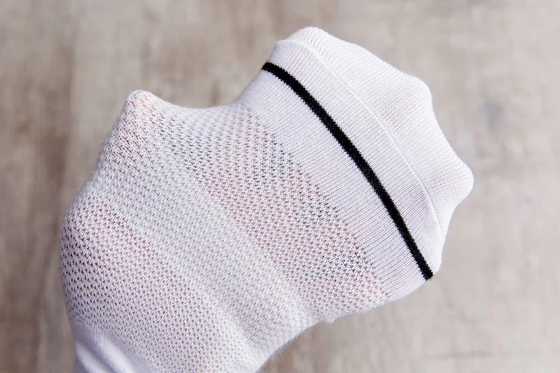 Splicing colorful cotton ankle socks for men