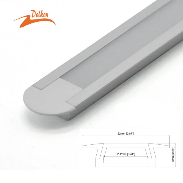 T5-6063 Anodized Recessed Led Aluminum Profile for LED Strip Led Light Aluminium Led Profile System