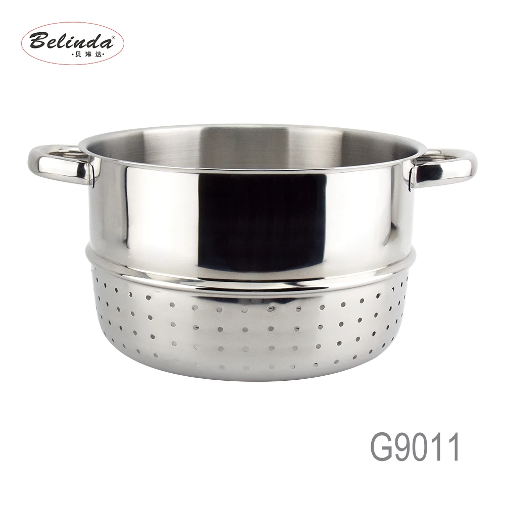 Capsulated Induction Bottom 3 Layers Kitchen 8L Fruit Steamer Juice Pot