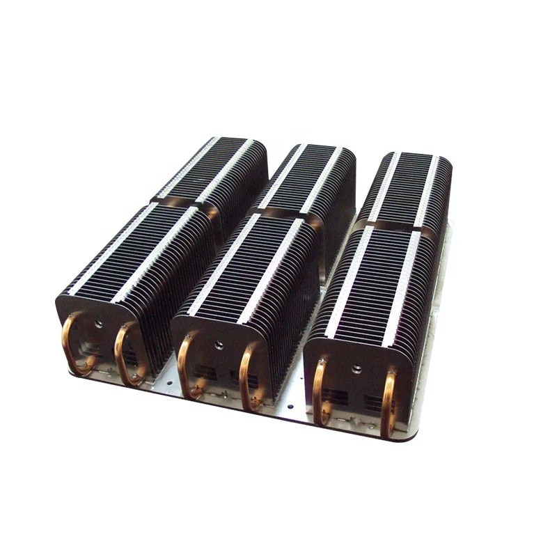 High power 800 w 12 PCS heat pipe heat pipe radiator can be customized CNC machining