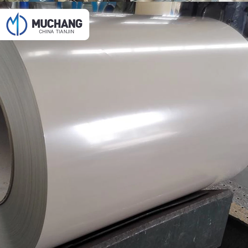 PPGI JIS G3302/ASTM A653 0,14 ~ 0,7 мм толщина 600 ~ 1250 мм ширина с полимерным покрытием