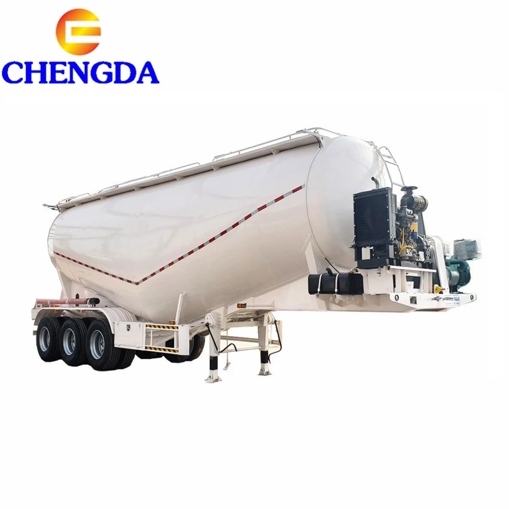 China High Quality better price 3Axles 45CBM Cement Vacuum Truck