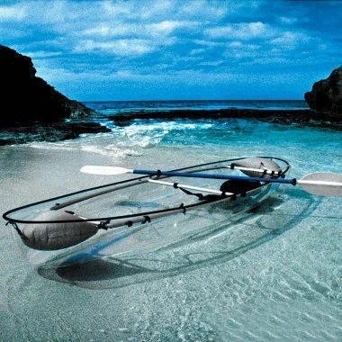 New Launched Clear Kayak New Design Crystal see through Transparent canoe