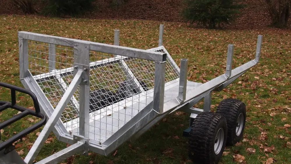 Offroad ATV Timber Utility Trailer / ATV Log Trailer Tow Behind