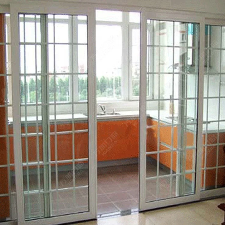 Factory price upvc sliding glass door for living room