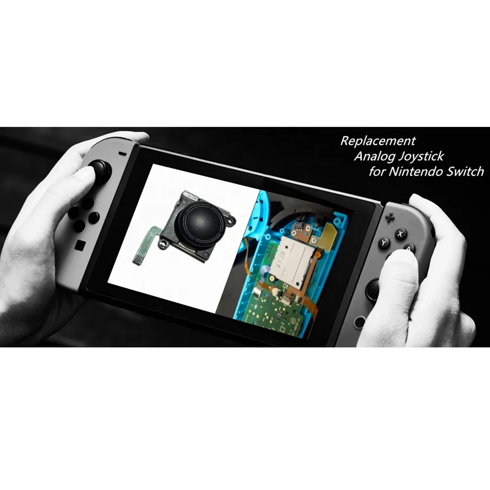 
Free shipping Joystick Thumb Stick Kit Analog Joystick Replacement 4 Way Analog Joystick for Nintendo Switch Joy-Con 