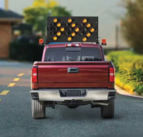 truck mounted foldable arrow board